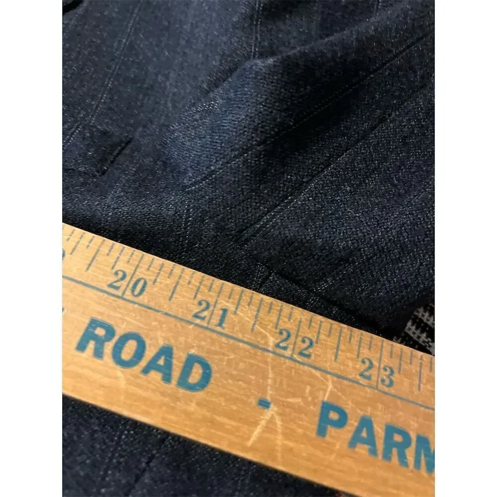 Austin Reed Men's Gray Wool Blazer 43L Formal Jacket two front buttons